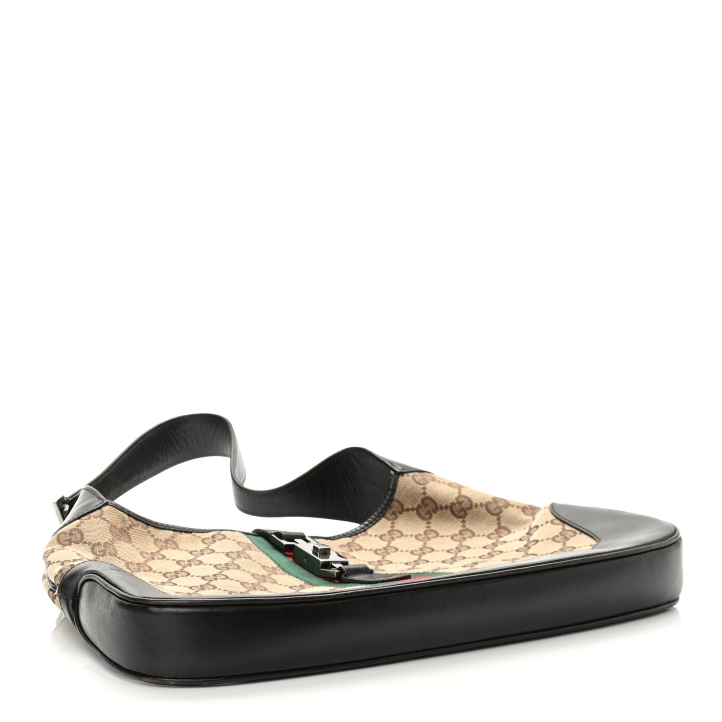 Monogram Web Jackie O Hobo Dark Brown