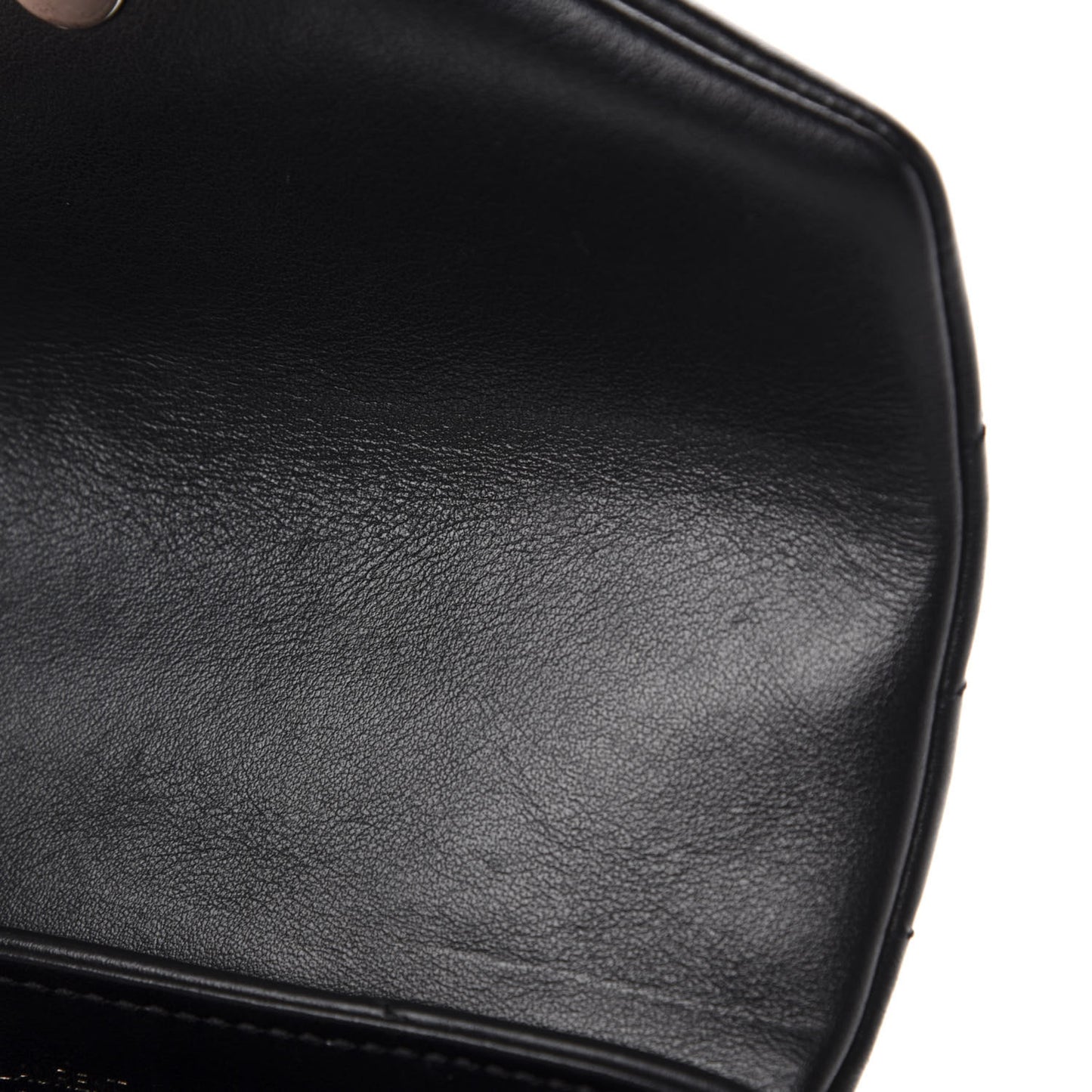 Calfskin Y Quilted Monogram Toy Loulou Crossbody Bag Black