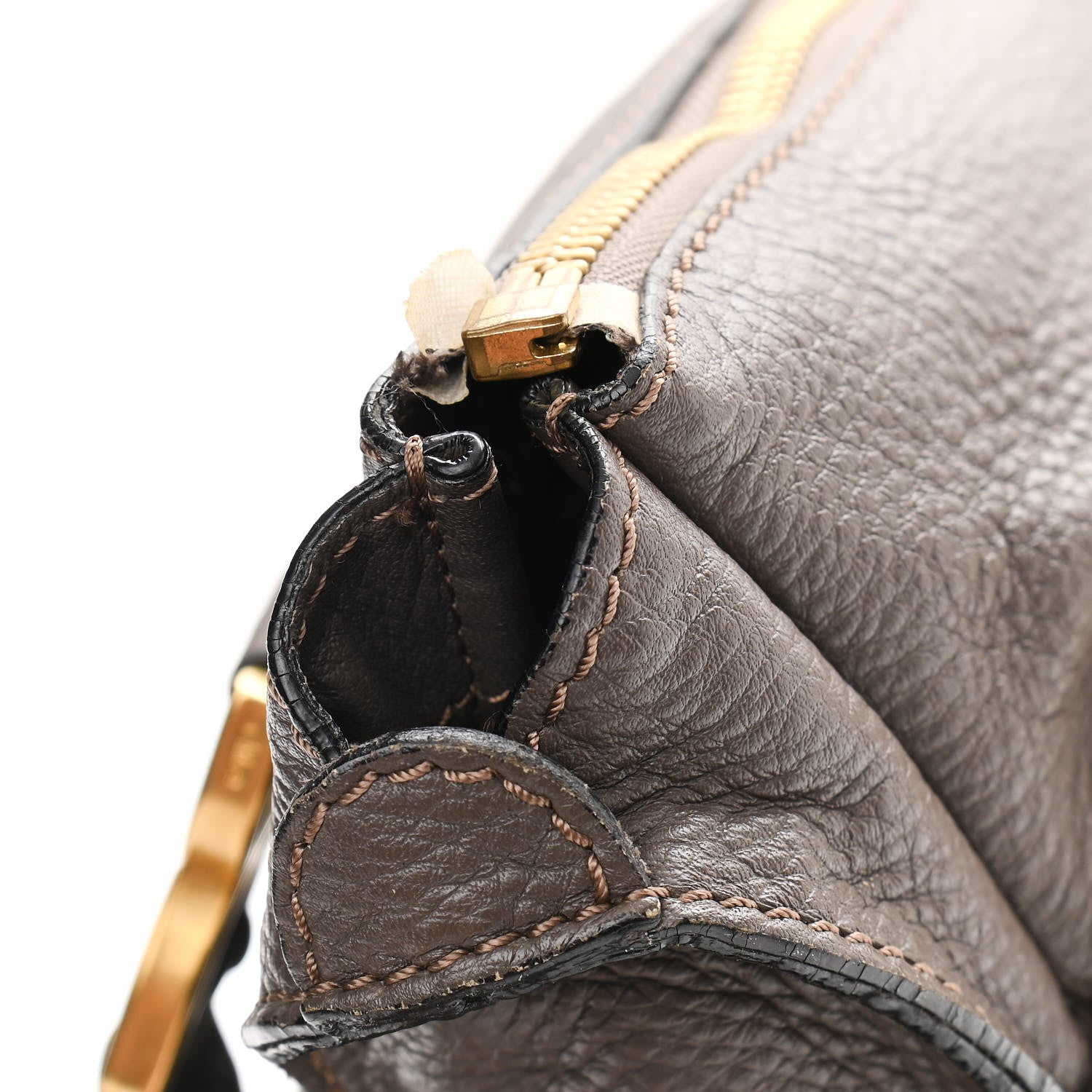 Chloe Calfskin Large Marcie Satchel Cashmere Grey 14 of 15