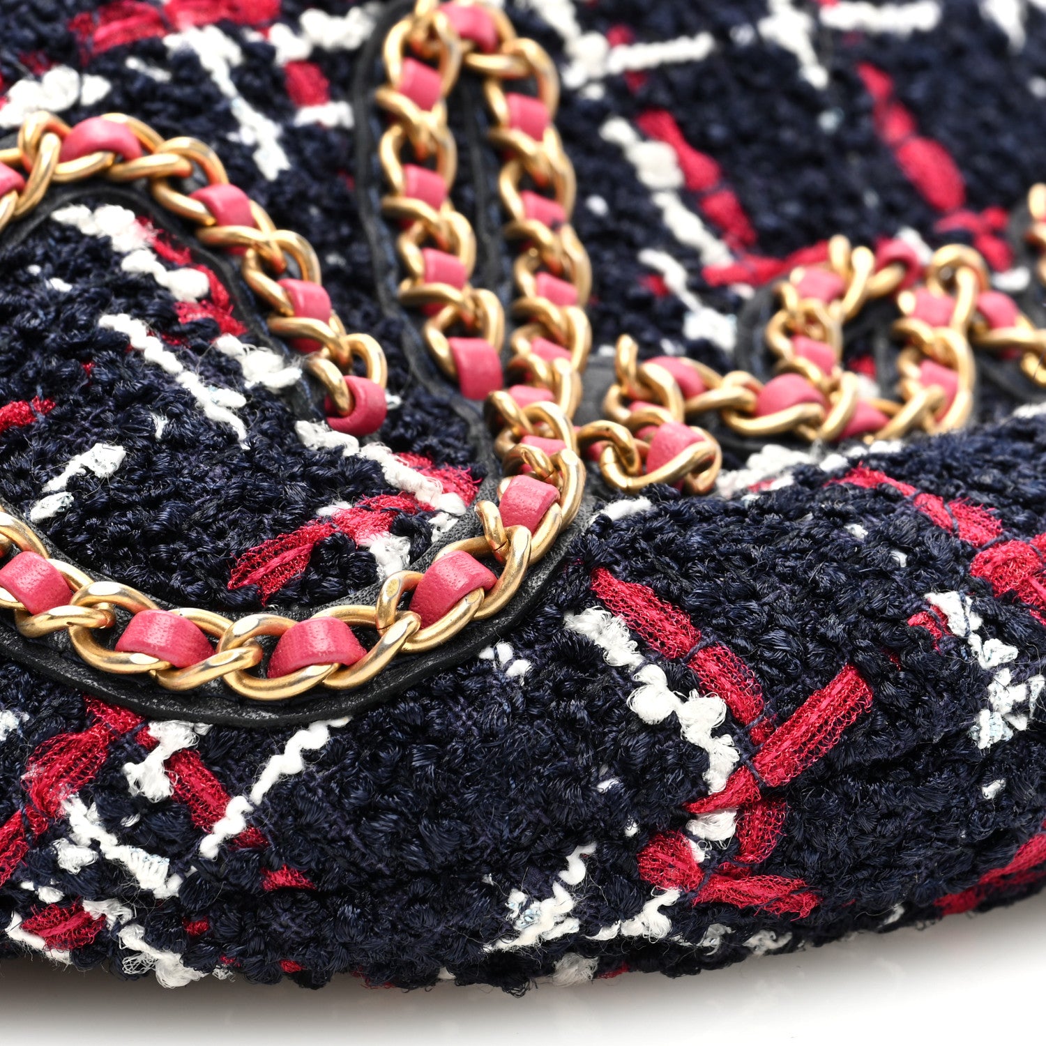 Chanel Tweed Quilted Chain 20s Signe Waist Bag Multicolor 9 of 10