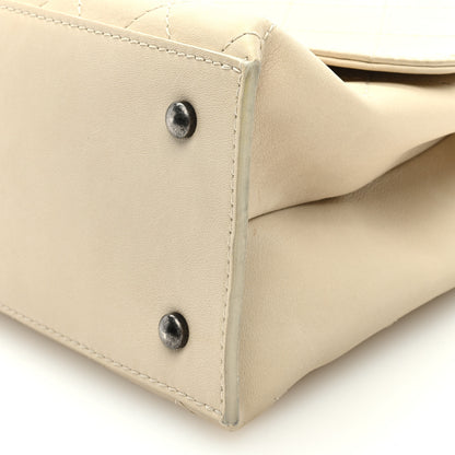 Chanel Calfskin Stitched Urban Luxury Top Handle Bag Ivory 9 of 10