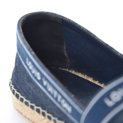 Louis Vuitton Denim Croisiere Espadrille 37.5 Marine 12 of 14