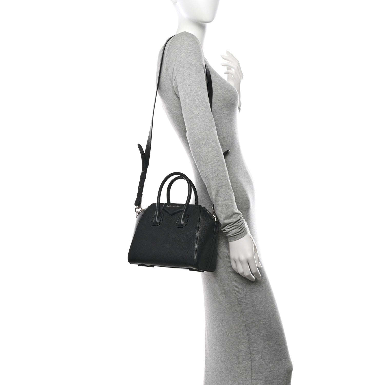 Givenchy Sugar Goatskin Mini Antigona Black 2 of 13