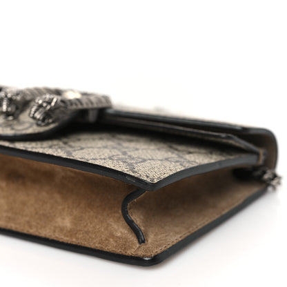 Gucci GG Supreme Monogram Super Mini Dionysus Shoulder Bag Taupe 8 of 9
