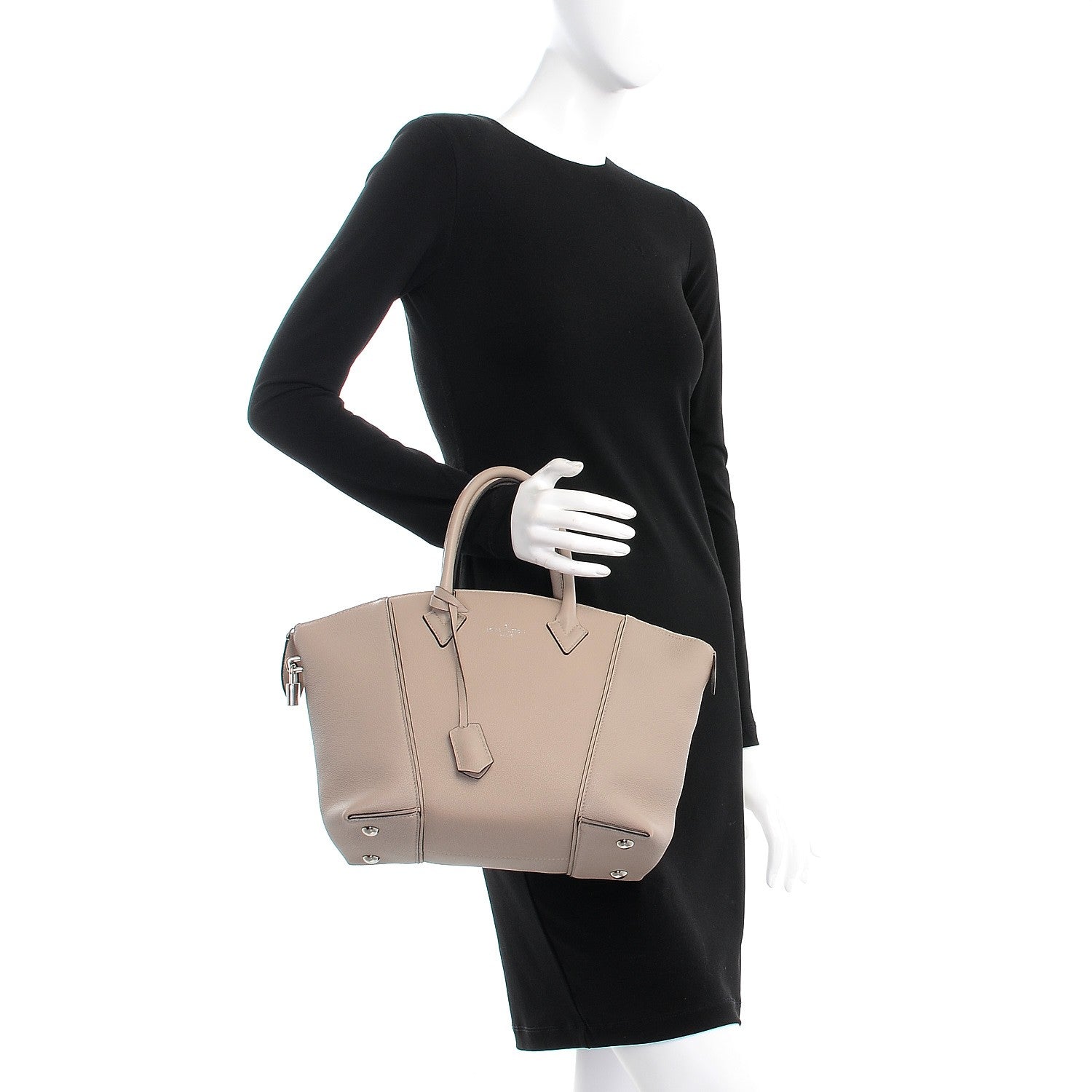 Louis Vuitton Veau Cachemire Soft Lockit PM Galet 4 of 9