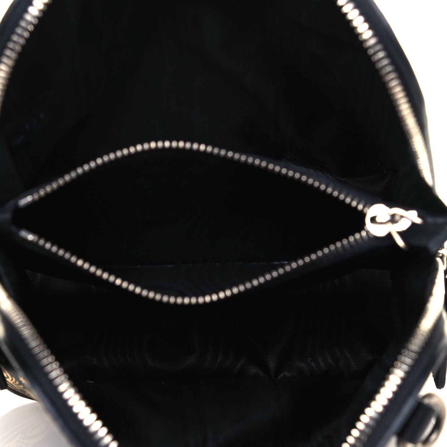 X SEGA Calfskin GUCCY Stars Mini Dome Shoulder Bag Black Gold
