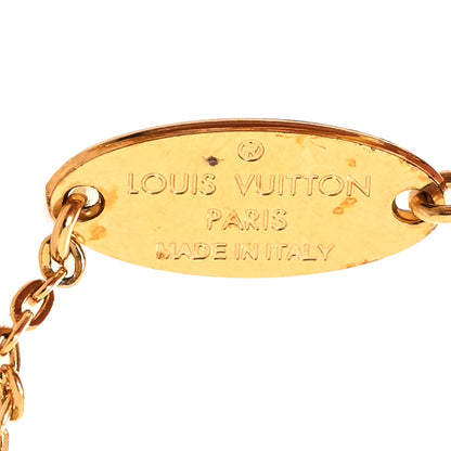 Louis Vuitton Brass Nanogram Bracelet Silver Gold 4 of 5