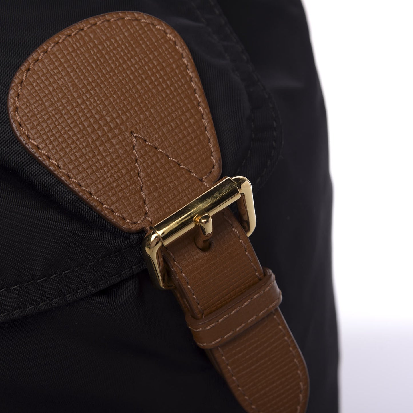 Nylon Large Rucksack Backpack Black
