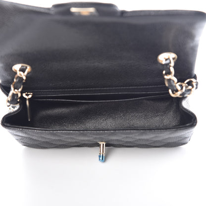 Chanel Caviar Quilted Mini Rectangular Flap Black 5 of 7