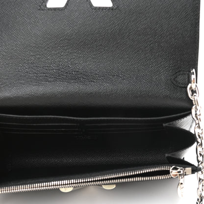 Louis Vuitton Epi Twist Chain Wallet Black 5 of 8