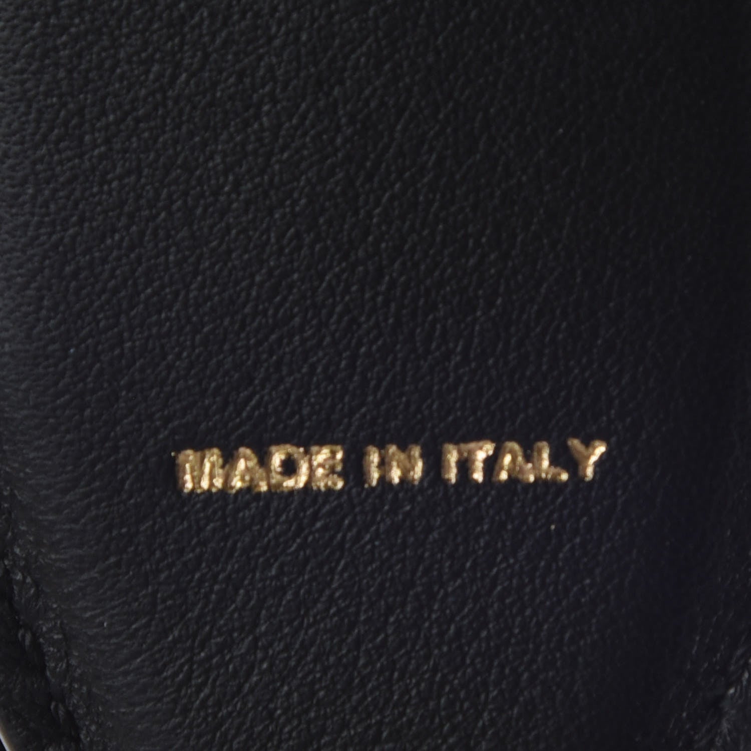 Fendi Calfskin Studded Strap You Black Gold 3 of 5