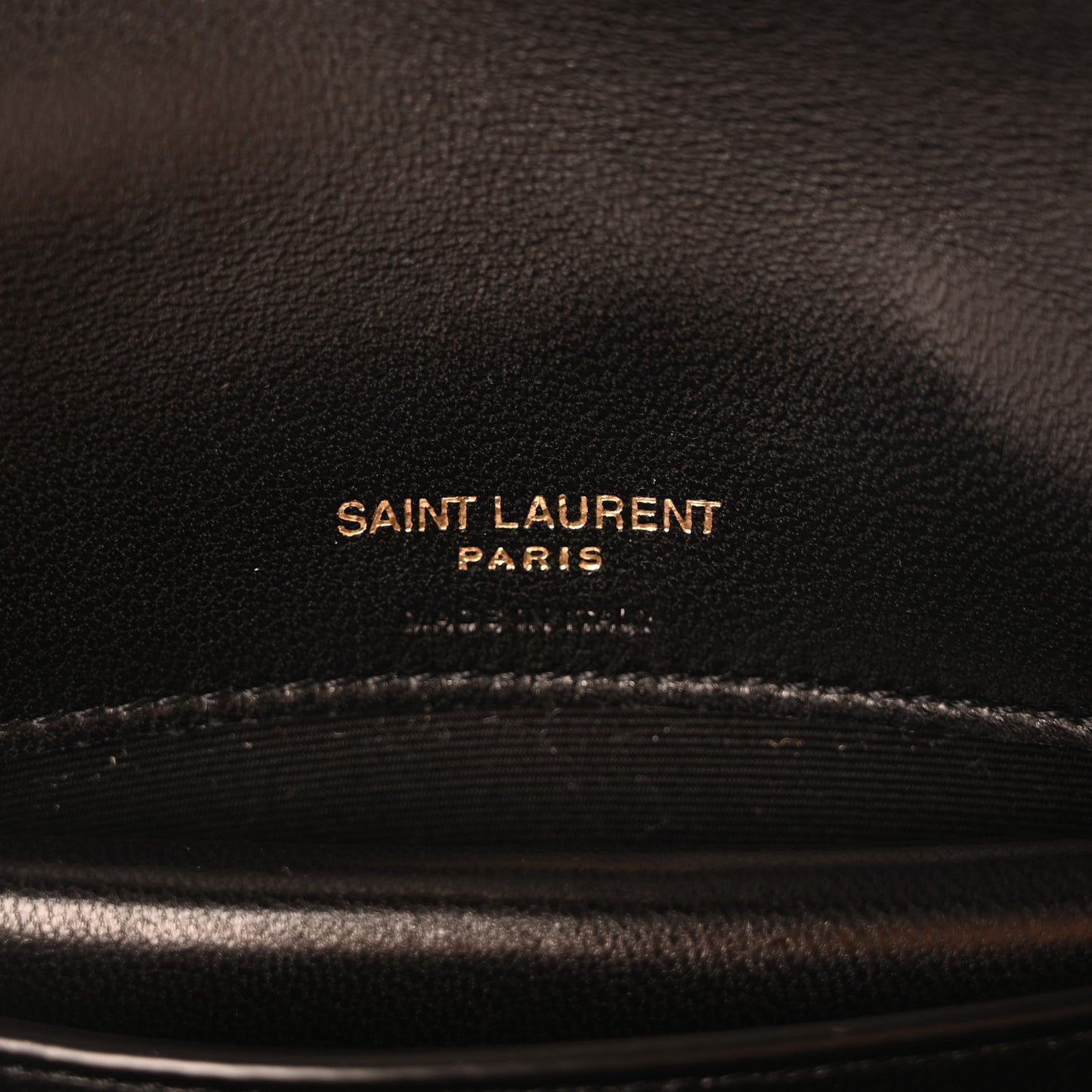 Lambskin Chevron Quilted Mini Loulou Black
