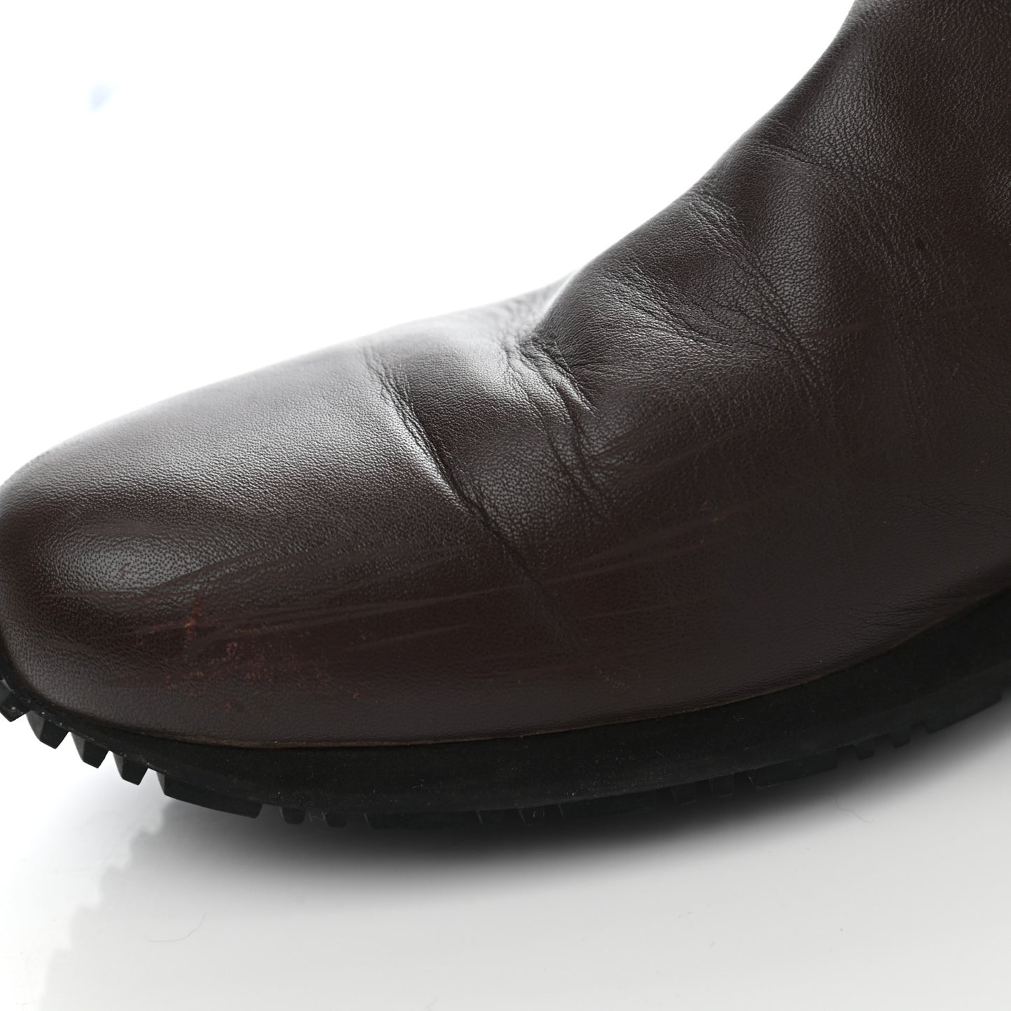 GG Plus Monogram Rabbit Fur Boots 39 Dark Brown