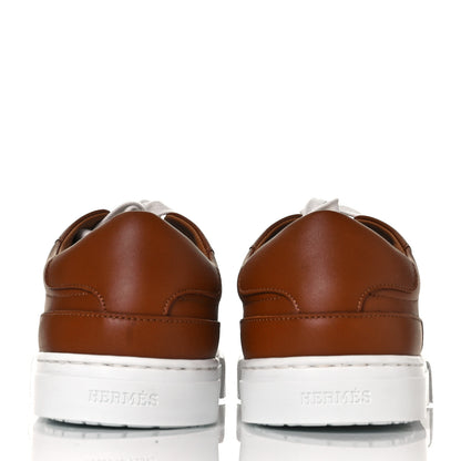 Hermes Calfskin Alligator Day Sneakers 36 Naturel 4 of 8