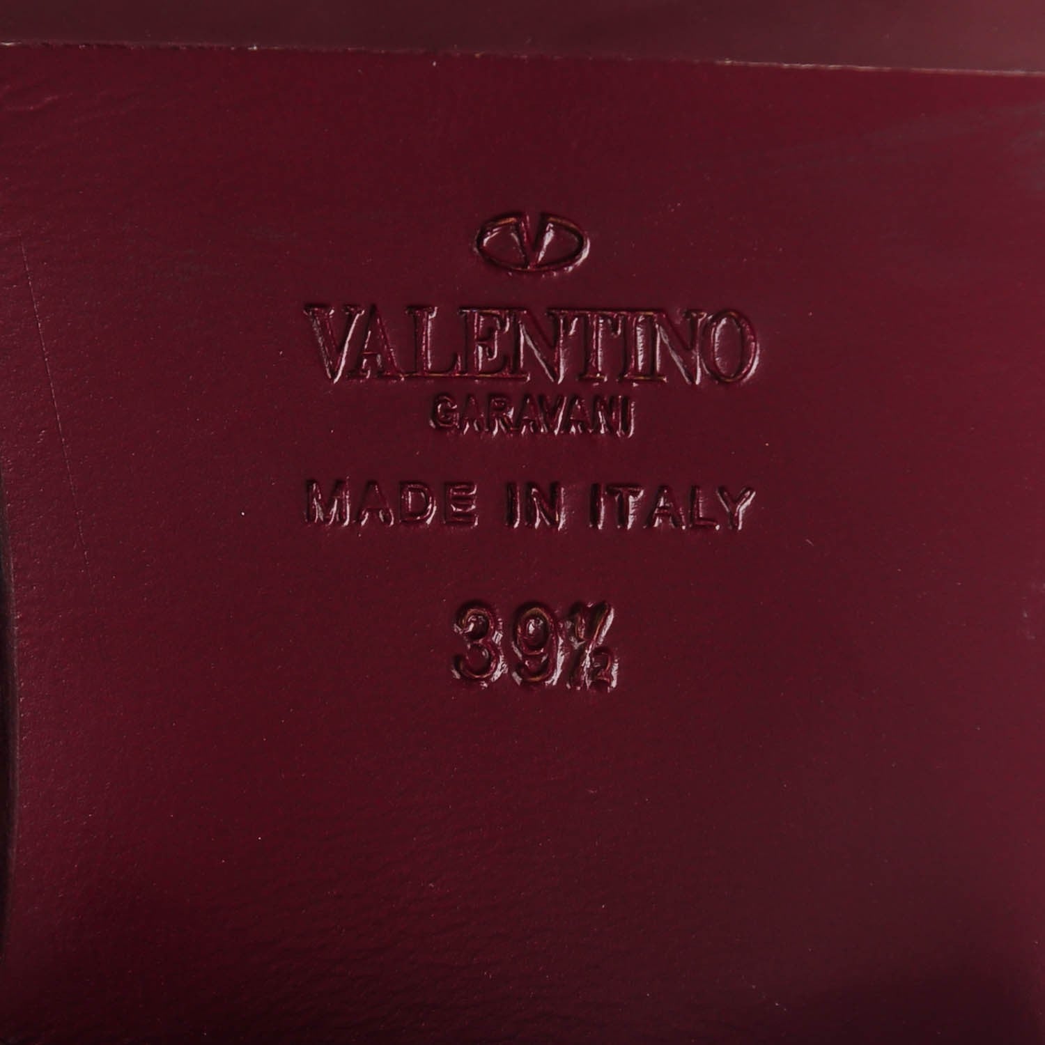 Valentino Garavani Pebbled Calfskin Rockstud Biker Boots 39.5 Rubin 6 of 10