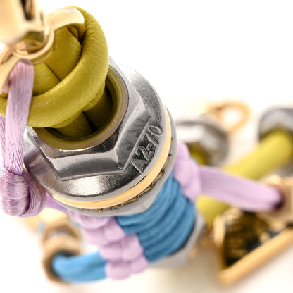 Prada Metal Lambskin Robot Bag Charm Multicolor 4 of 5