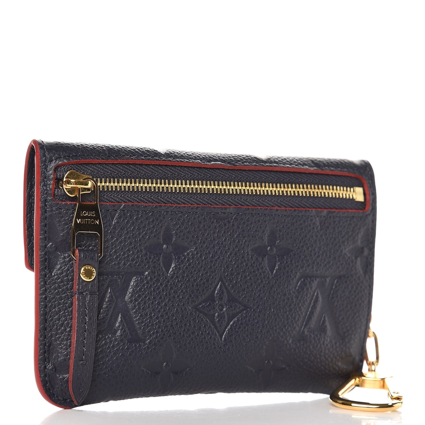 Empreinte Key Pouch Marine Rouge