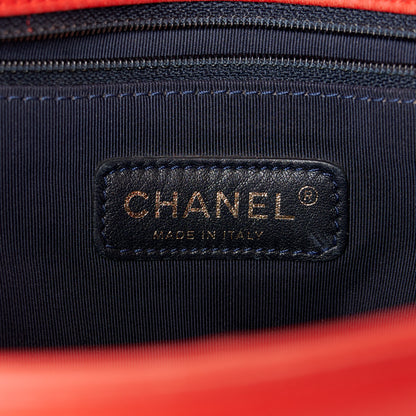 Chanel Lambskin Embossed New Medium Boy Cube Flap Red 6 of 12