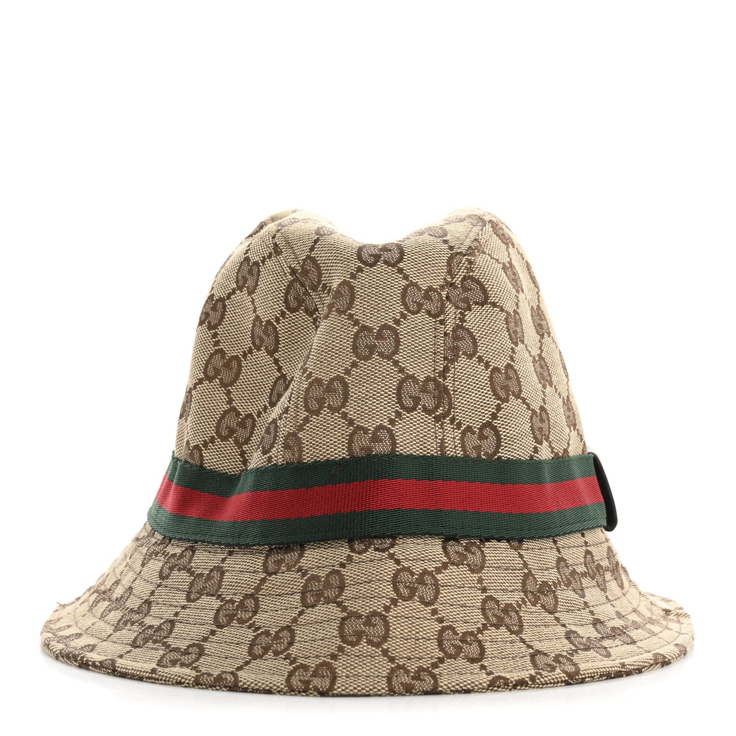 Monogram Web Bucket Hat L Brown Brown