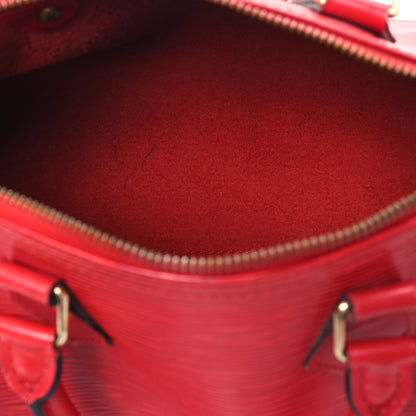 Louis Vuitton Epi Speedy 25 Castillan Red 12 of 12