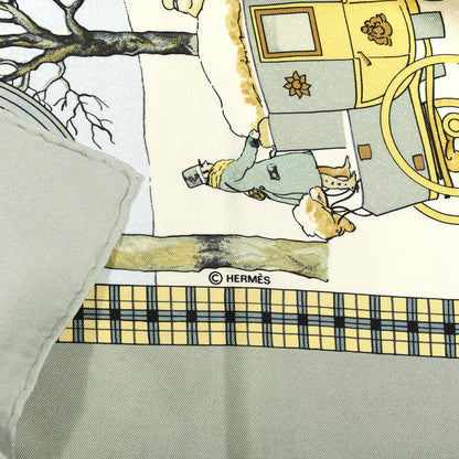 Hermes Silk L'hiver En Poste Scarf 90 5 of 6
