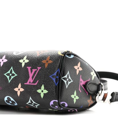 Louis Vuitton LV x TM Monogram Multicolor Nano Speedy Black 9 of 10