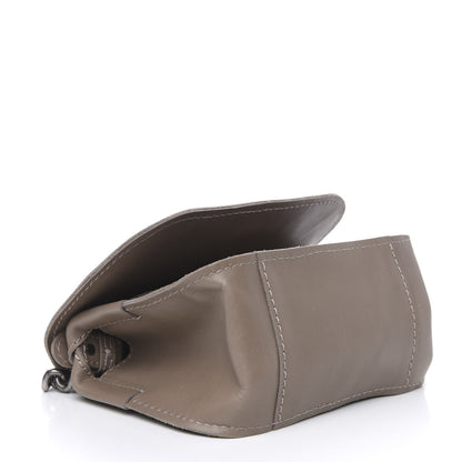Chanel Calfskin Stitched Mini Highlander Messenger Taupe 4 of 12