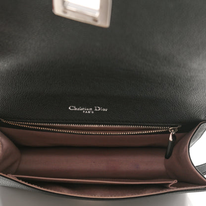 Christian Dior Grained Calfskin Medium Diorama Flap Bag Black 5 of 13