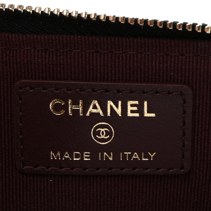 Chanel Caviar Quilted CC Zip Around Card Holder Black 5 of 7