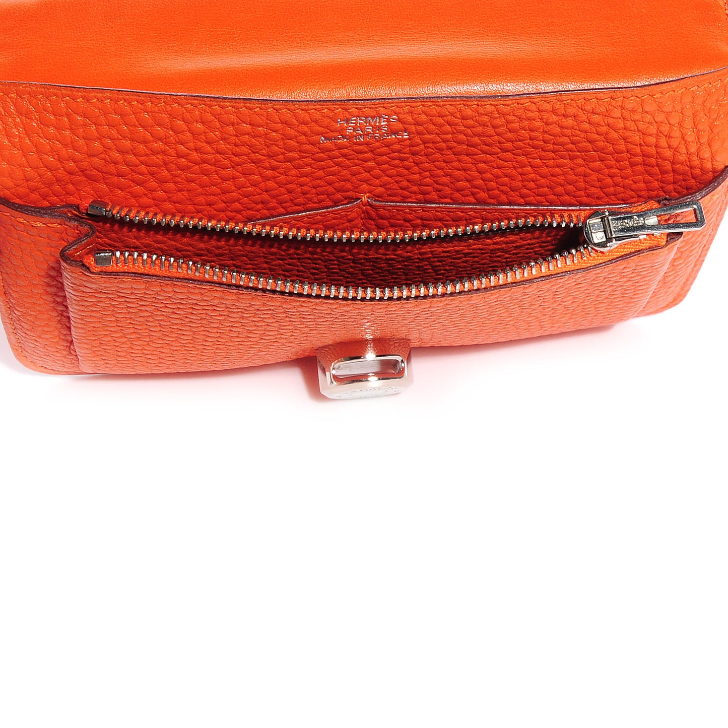 Togo Dogon Compact Wallet Orange