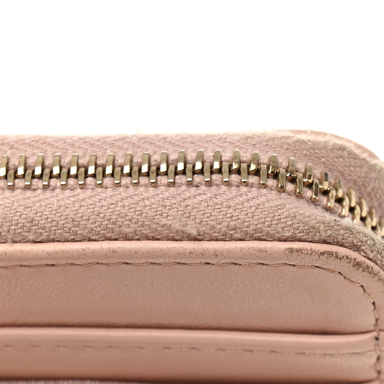 Chanel Lambskin Quilted Chanel 19 Vertical Zip Card Holder Wallet Light Pink 8 of 9