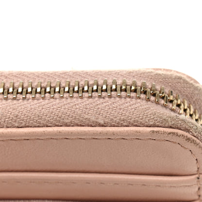 Chanel Lambskin Quilted Chanel 19 Vertical Zip Card Holder Wallet Light Pink 8 of 9