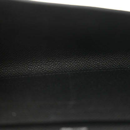 Hermes Epsom Enamel Maillon Wallet To Go Black 5 of 9