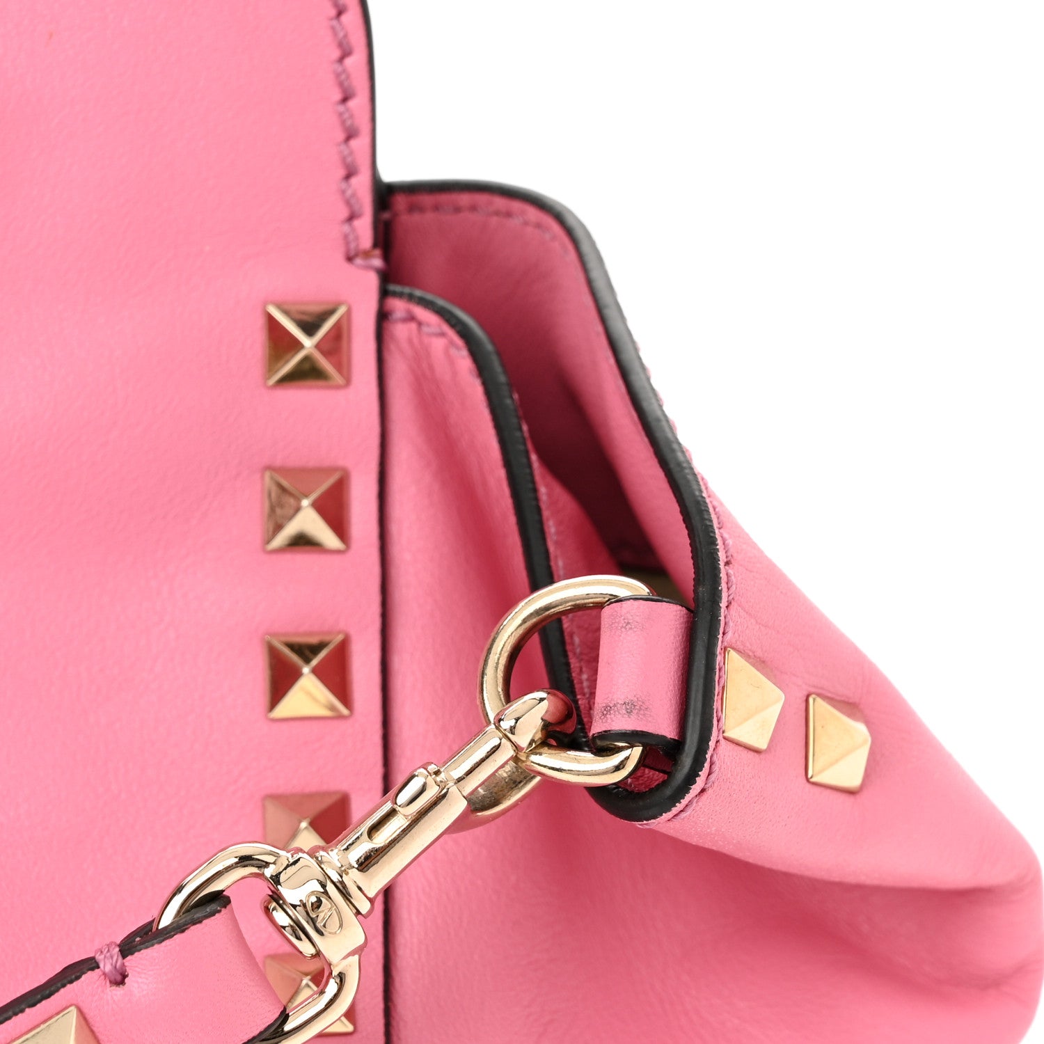 Valentino Garavani Vitello Small Rockstud Tote Ninphea 12 of 12