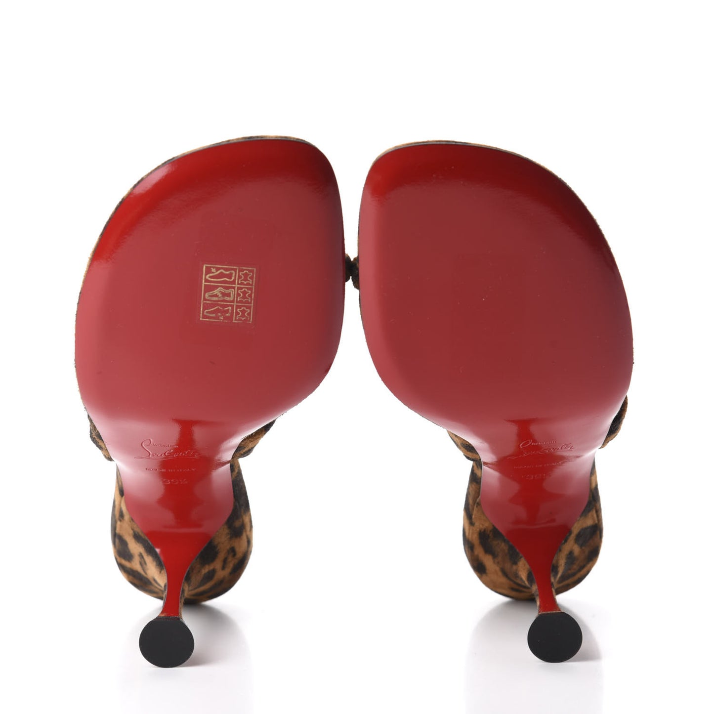 Veau Velours Taralita 85 Thong Sandals 39.5 Leo