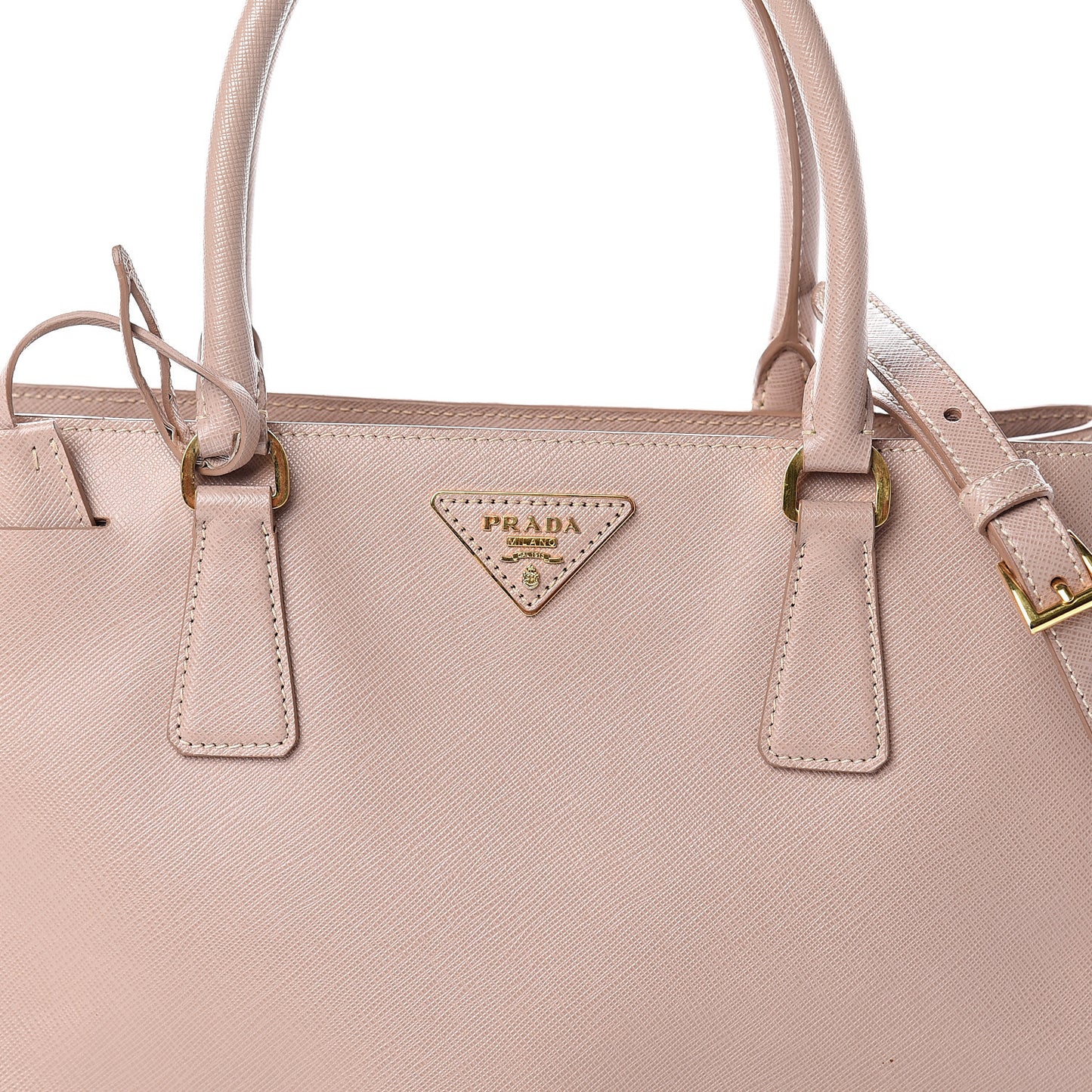 Saffiano Lux Medium Tote Cammeo
