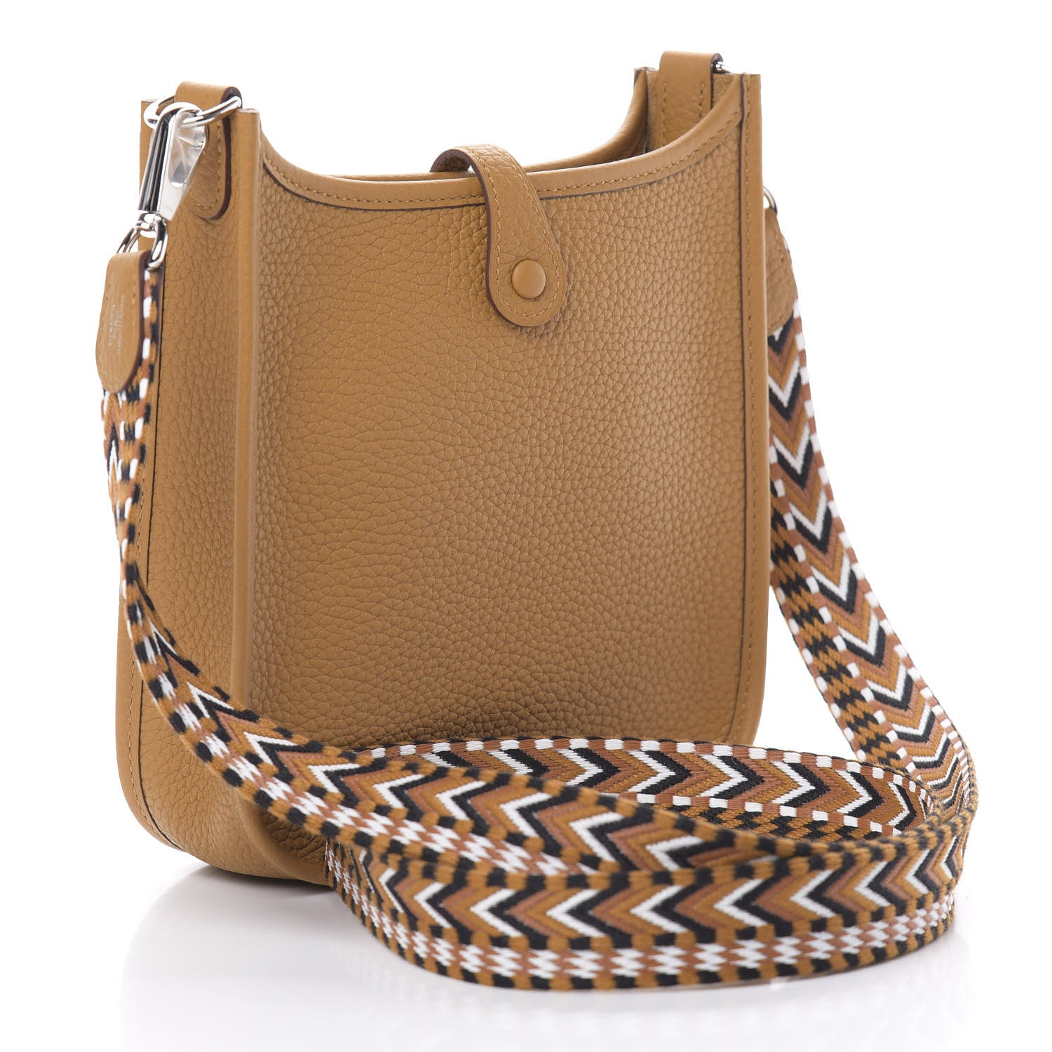 Hermes Taurillon Clemence Allegro Evelyne TPM Sesame 3 of 11