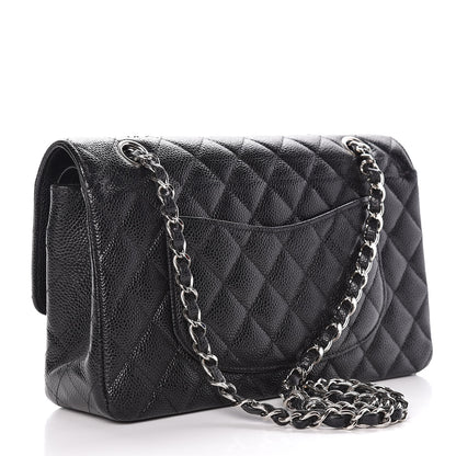 Chanel Caviar Quilted Medium Double Flap Black 3 of 14