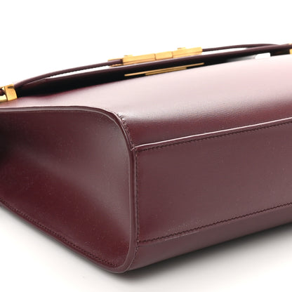 Saint Laurent Smooth Calfskin Manhattan Shoulder Bag Rouge Legion 9 of 11