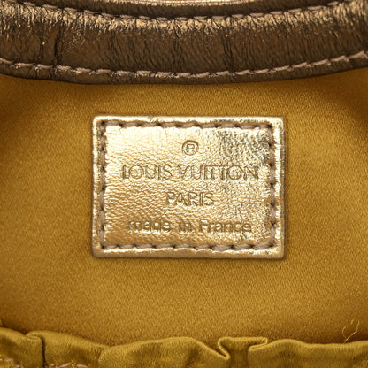 Louis Vuitton Metallic Calfskin Monogram Embossed Theda PM Gold 6 of 13