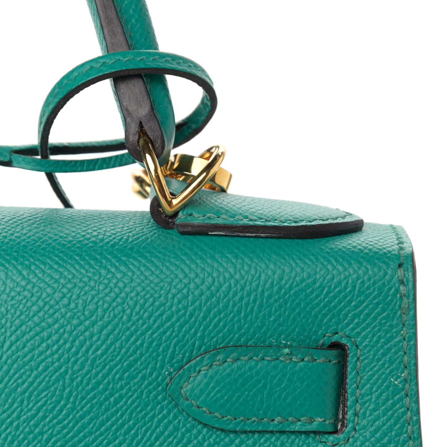 Epsom Kelly Sellier 28 Bleu Paon