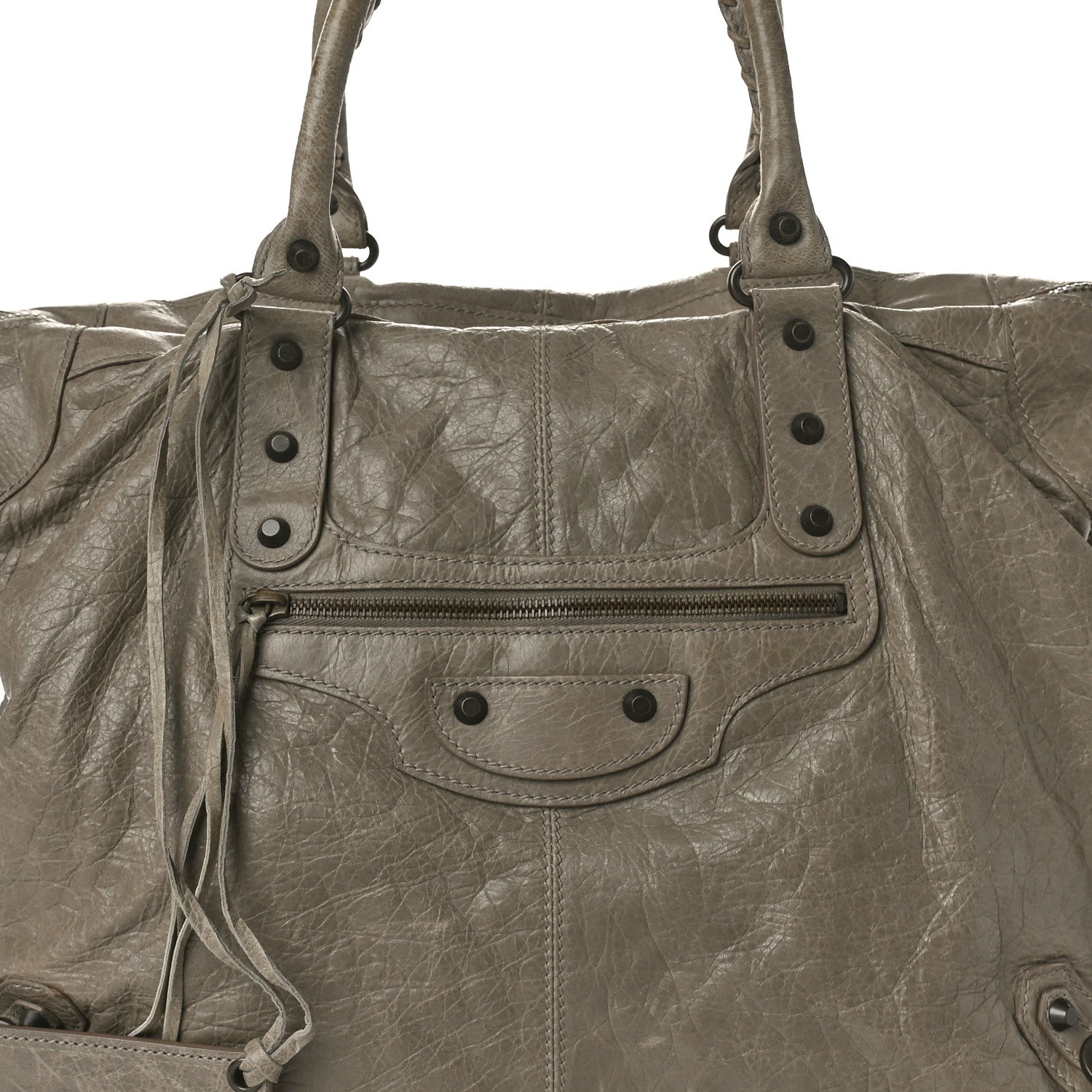 Balenciaga Agneau Classic Hardware Weekender Papyrus 9 of 13