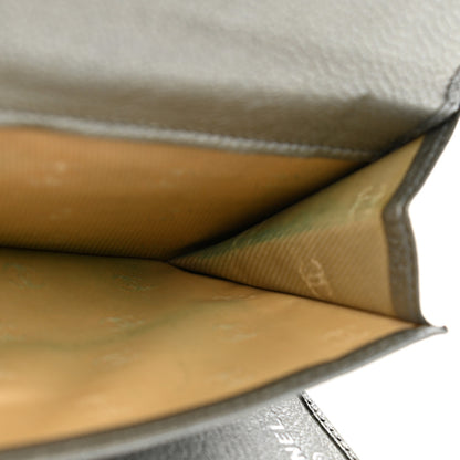 Chanel Metallic Goatskin Large Flap Wallet Silver 9 of 10
