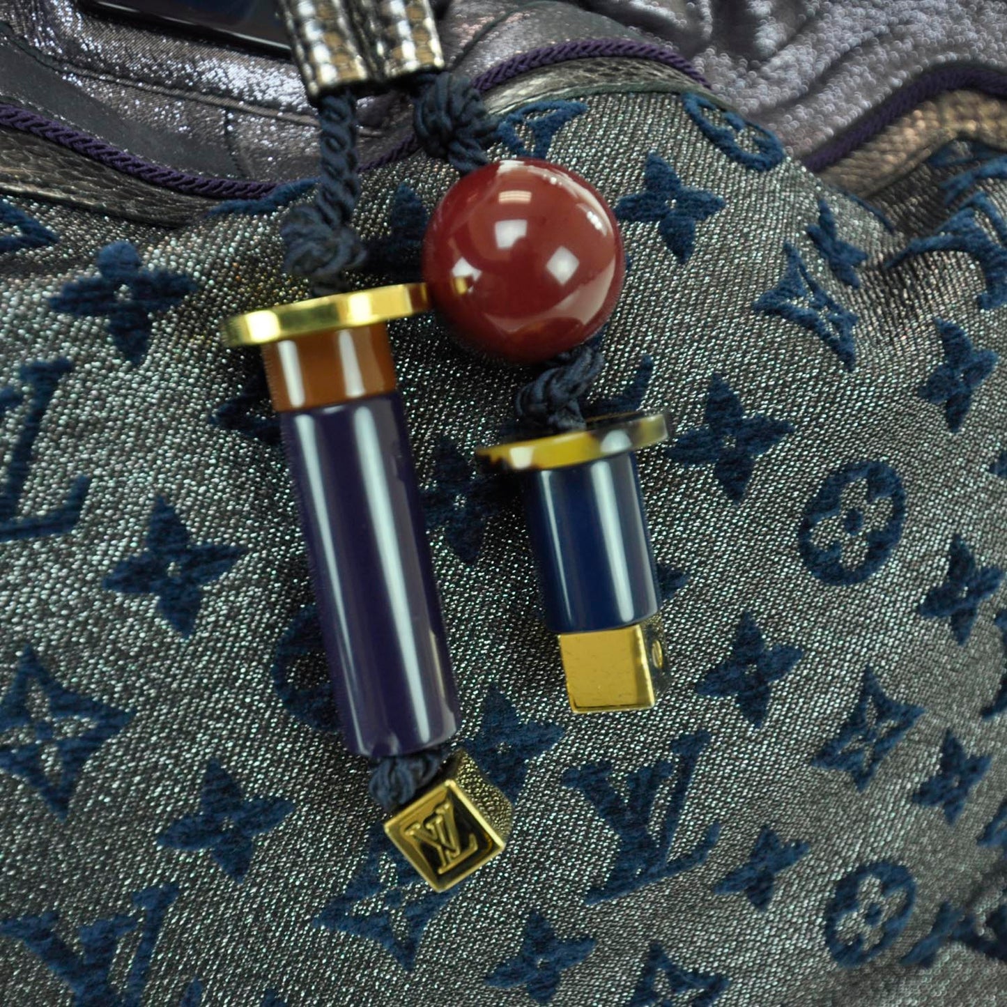 Monogram Lurex Bluebird