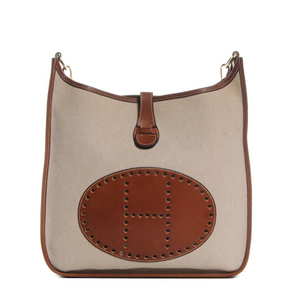 Hermes Toile Natural Barenia Evelyne PM Fauve 1 of 7