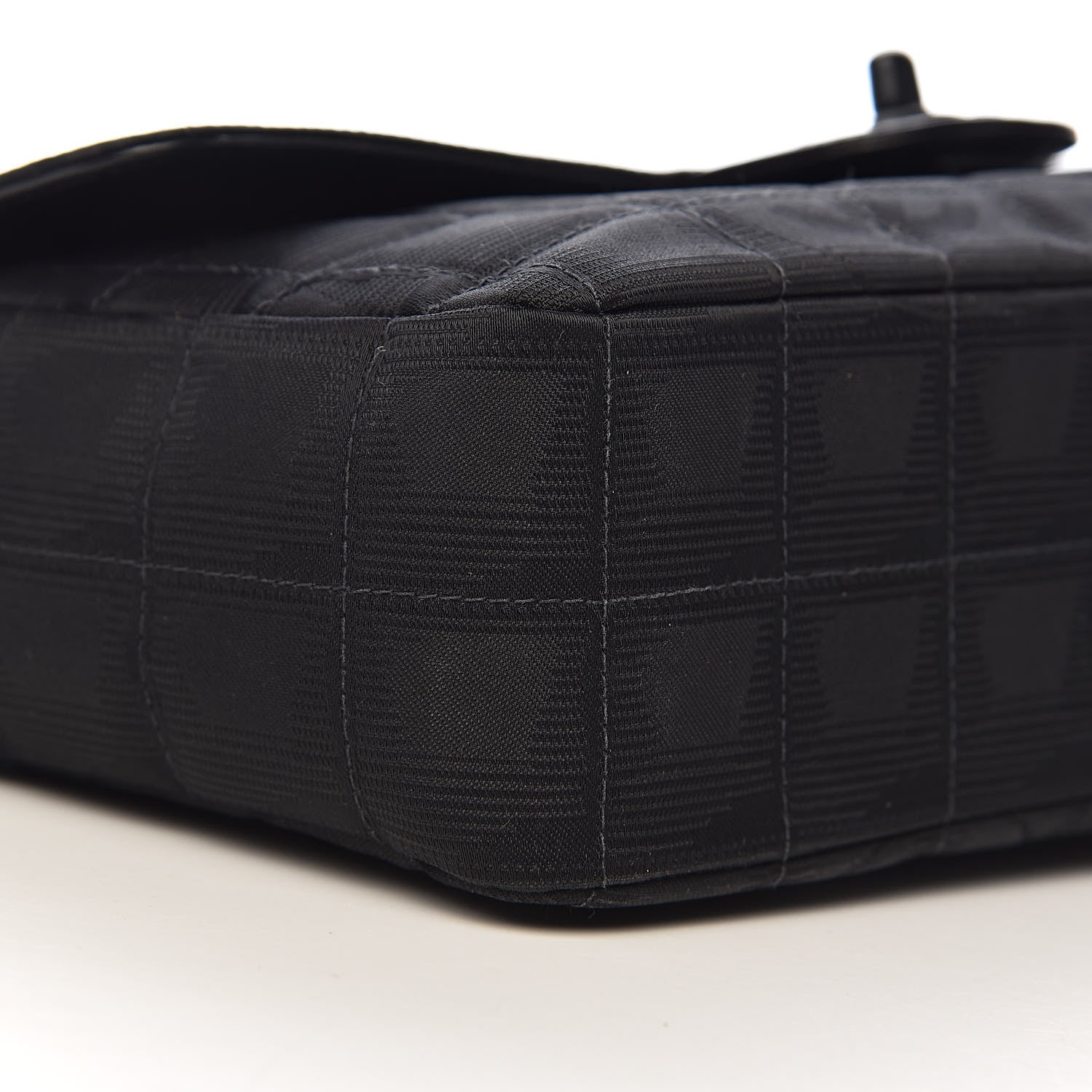 Chanel Nylon Medium Travel Flap Black 9 of 11