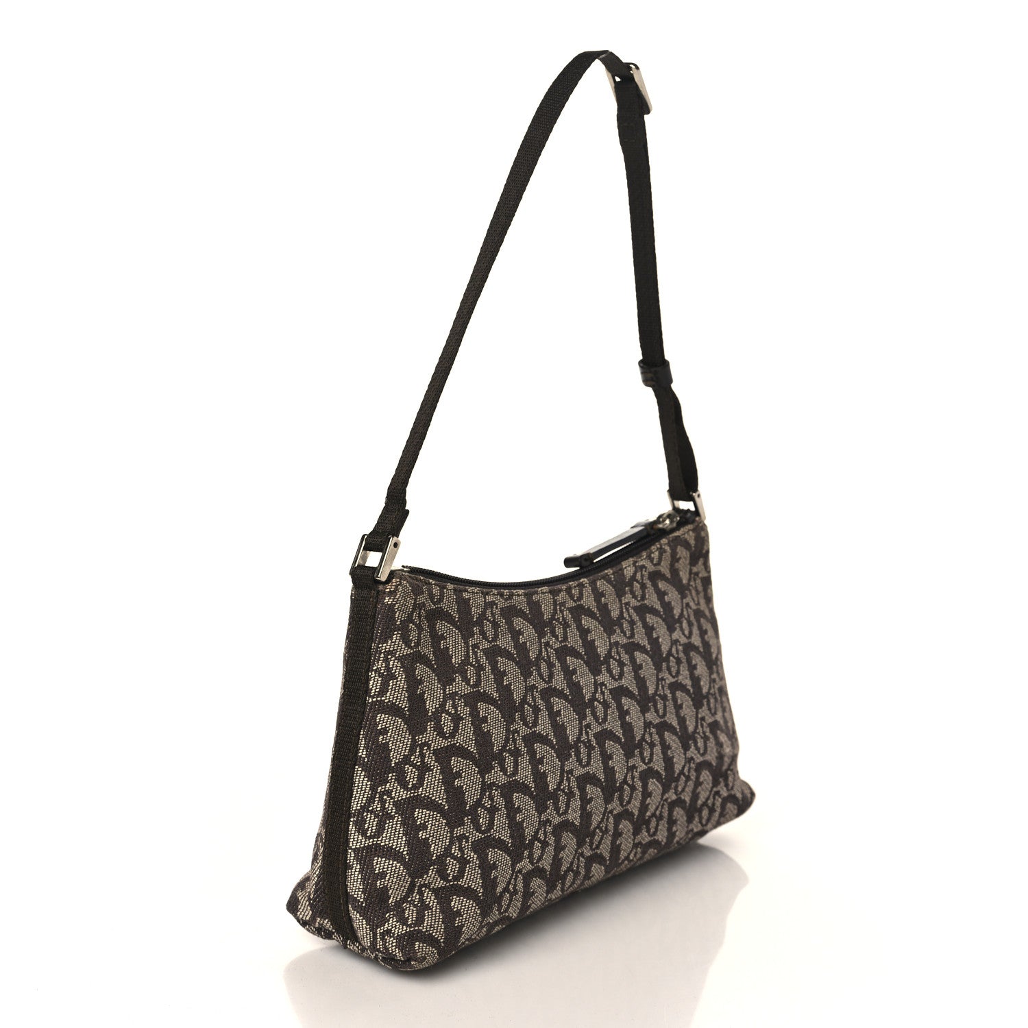 Christian Dior Monogram Shoulder Bag Pochette Brown 3 of 9