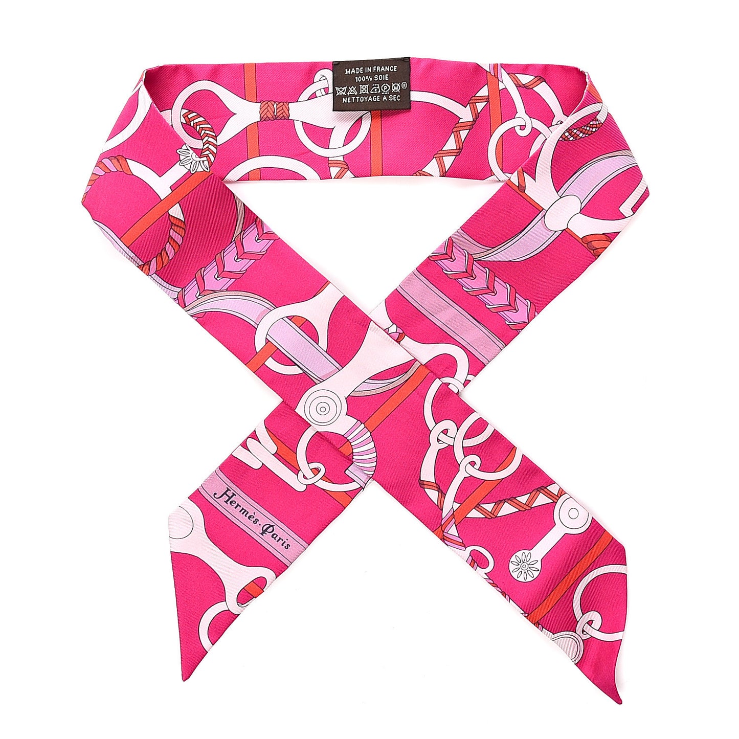 Silk Panoplie Equestre Twilly Fuchsia Rose Rouge