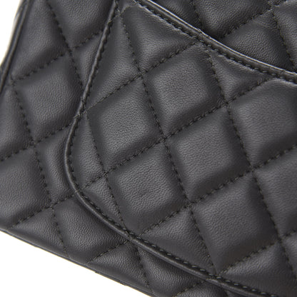 Chanel Lambskin Quilted Mini Rectangular Flap Grey 10 of 13