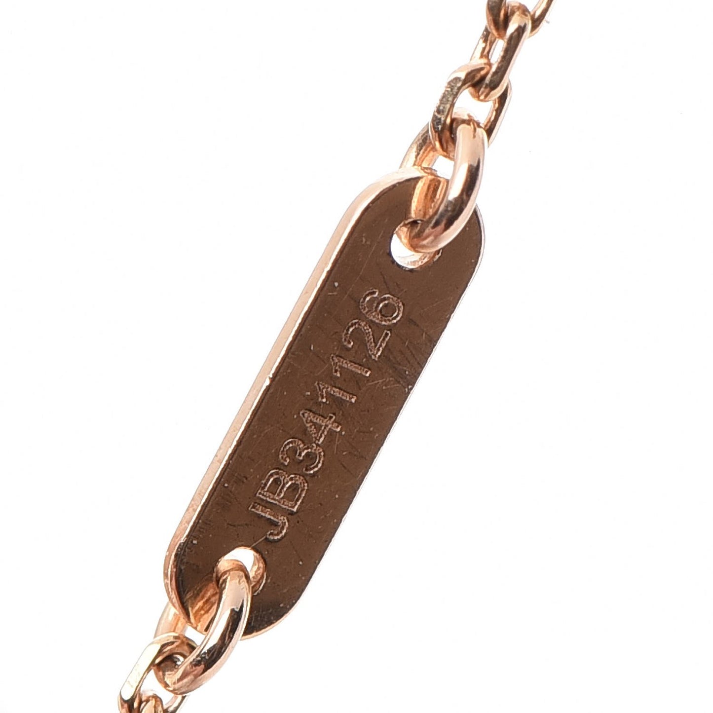 18K Rose Gold Carnelian Sweet Alhambra Bracelet